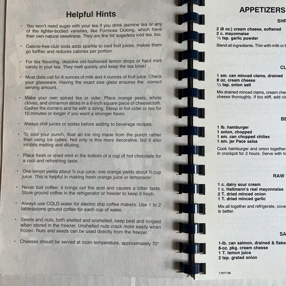 Country Goodness Baldknobbers Cook For You Cookbook 1996 Recipes Helpful Hints